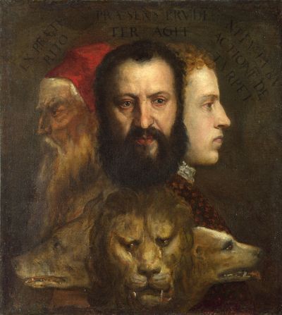 “Alegoría de la Prudencia”, de Tiziano (1565-1570)