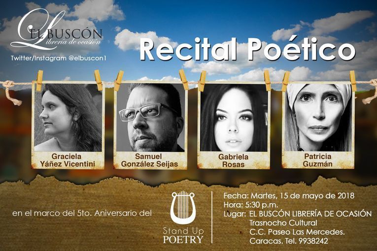 5º aniversario del Stand Up Poetry
