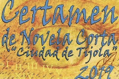 XXI Certamen Literario “Ciudad de Tíjola” de Novela Corta 2019