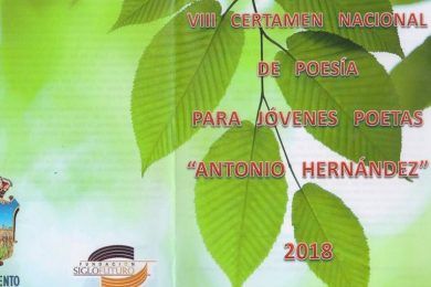 VIII Certamen Nacional de Poesía para Jóvenes Poetas “Antonio Hernández”