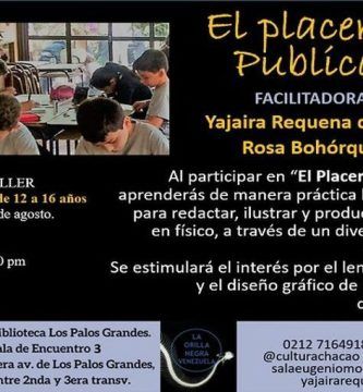 Taller “El placer de publicar”