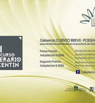 VII Concurso Literario “Vicentín” de Relato Breve y Poesía 2018