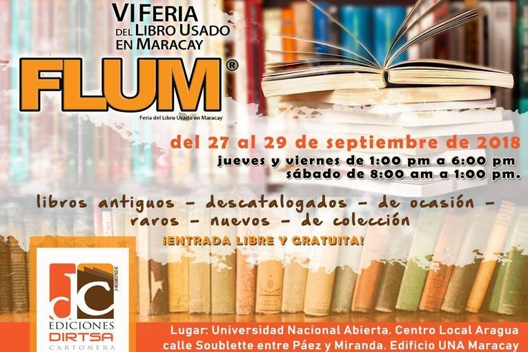 Feria del Libro Usado en Maracay FLUM2018