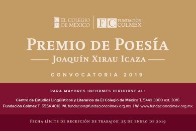 Premio de Poesía Joaquín Xirau Icaza