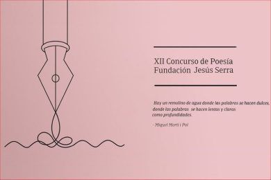 XII Concurso de Poesía Fundación Jesús Serra