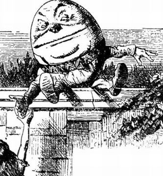 Humpty Dumpty y Alicia