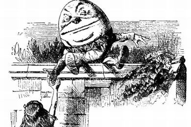 Humpty Dumpty y Alicia