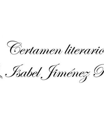 Certamen Literario de Relato Breve y Microrrelato “Isabel Jiménez Pérez”