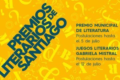 Premio Municipal de Literatura de Santiago de Chile 2019
