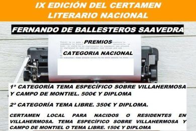 IX Certamen Literario Nacional Fernando de Ballesteros Saavedra