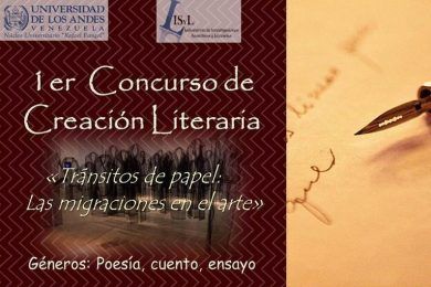 1r Concurso de Creación Literaria “Tránsitos de papel: Las migraciones en el arte”
