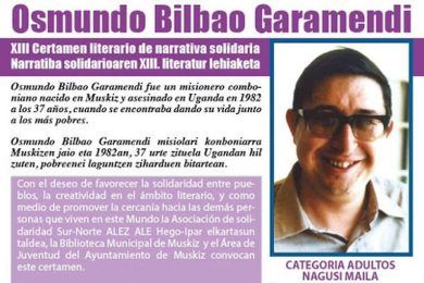 XIII Certamen Literario de Narrativa Solidaria Osmundo Bilbao Garamendi