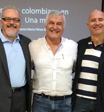 Orlando Mejía, Antonio María Flórez y Octavio Escobar Giraldo