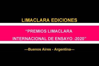 Premios Limaclara Internacional de Ensayo 2020