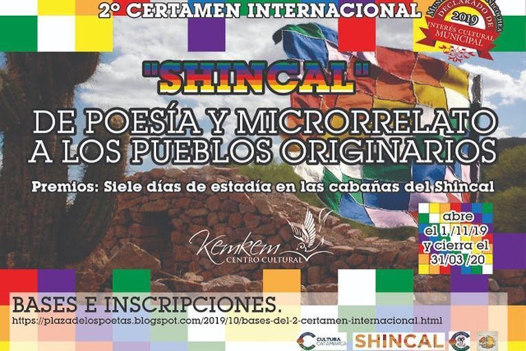2° Certamen Internacional Shincal de Poesía y Microrrelato a los Pueblos Originarios