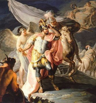 “Aníbal vencedor contempla por primera vez Italia desde los Alpes” (1771), de Francisco de Goya