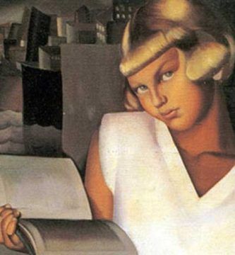 “Mujer leyendo”, de Tamara de Lempicka