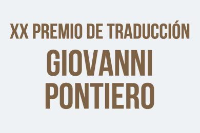 XX Premio de Traducción Giovanni Pontiero