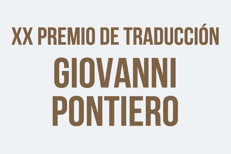 XX Premio de Traducción Giovanni Pontiero
