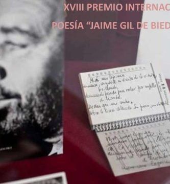 XVIII Premio Poético Internacional “Jaime Gil de Biedma y Alba”