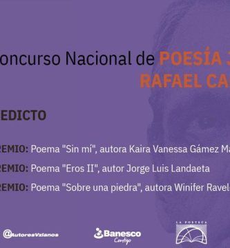 5º Concurso Nacional de Poesía Joven Rafael Cadenas