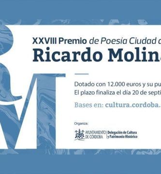 XXVIII Premio de Poesía Ciudad de Córdoba “Ricardo Molina”