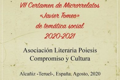VII Certamen de Microrrelatos “Javier Tomeo” de Temática Social 2020-2021