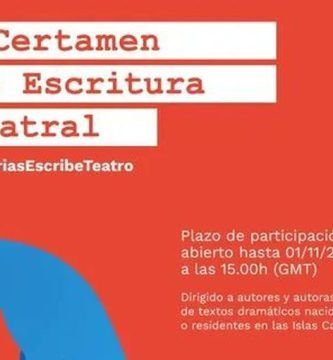 I Certamen de Escritura Teatral #Canariasescribeteatro