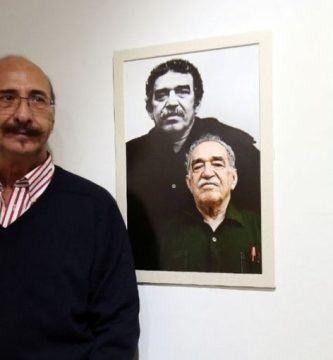 Dimitris Yeros y Gabriel García Márquez