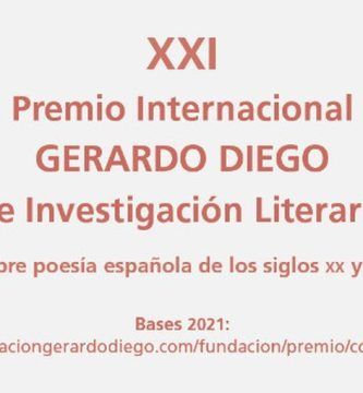 XXI Premio Internacional Gerardo Diego de Investigación Literaria