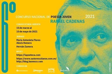 6º Concurso Nacional de Poesía Joven Rafael Cadenas 2021