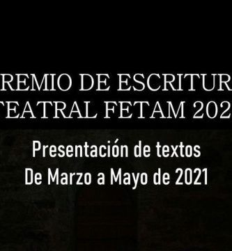 Premio de Escritura Teatral Fetam 2021
