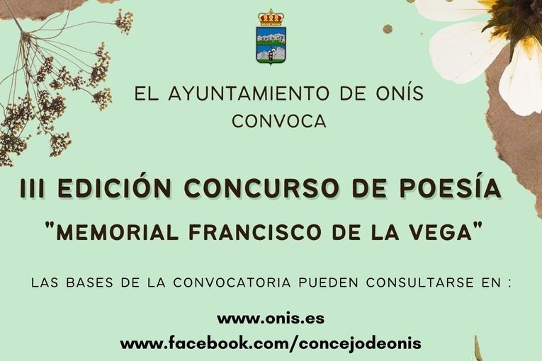 III Concurso de Poesía “Memorial Francisco de la Vega”