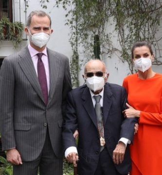 Felipe VI, Francisco Brines y Letizia Ortiz