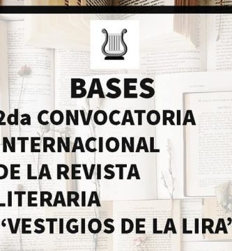 II Convocatoria Internacional de la Revista Literaria Vestigios de la Lira