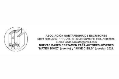 Certamen para Autores Jóvenes “Mateo Booz” (cuento) y “José Cibils” (poesía) 2021