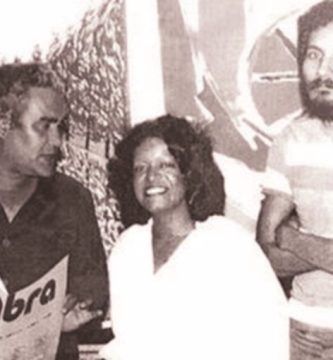Denzil Romero, Agustina Ramos y Alberto Hernández