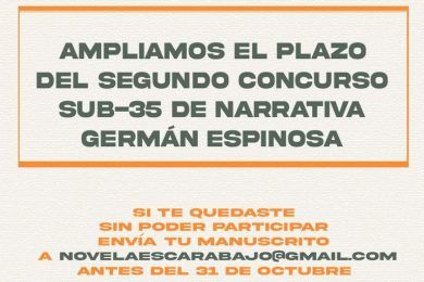 Segundo Concurso de Novela Germán Espinosa Sub 35
