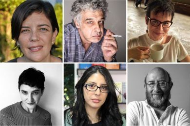 15º Encuentro Internacional de Cuentistas con Magela Baudoin, Carlos Castán, Cecilia Eudave, Andrea Mejía, Mónica Ojeda y Eduardo Antonio Parra