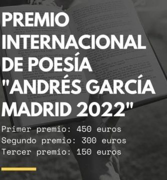Premio Internacional de Poesía “Andrés García Madrid 2022”