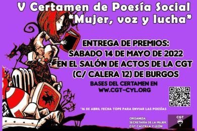 V Certamen de Poesía Social “Mujer, voz y lucha”