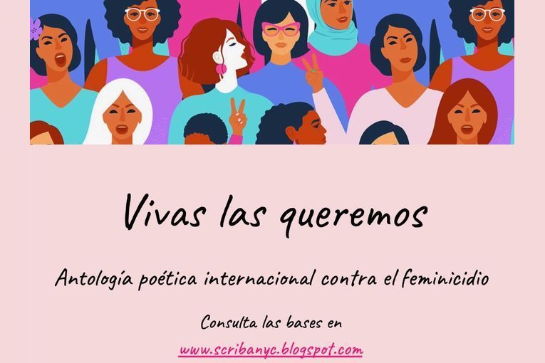 Antología poética “Vivas las queremos”, de Scriba NYC