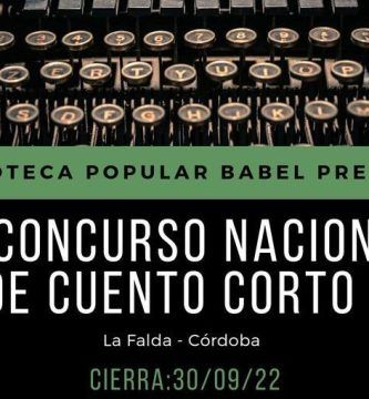22° Concurso Nacional de Cuento Corto “Babel”