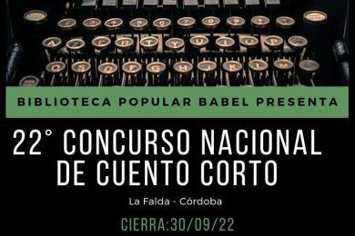 22° Concurso Nacional de Cuento Corto “Babel”