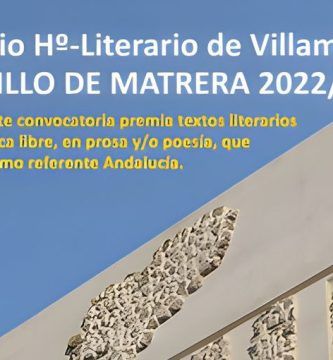 Premio Histórico-Literario de Villamartín Castillo de Matrera 2022/23