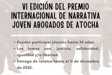 VI Premio Internacional de Narrativa Joven Abogados de Atocha