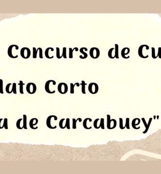 XVIII Concurso de Cuento y Relato Corto “Villa de Carcabuey”