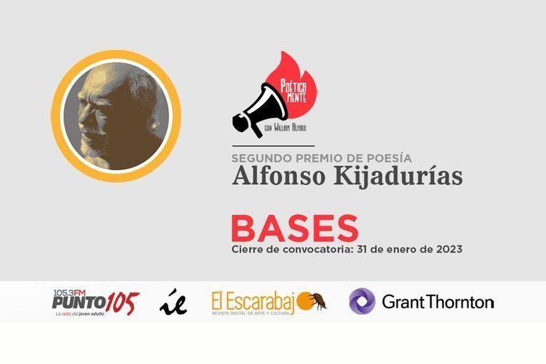 Segundo Premio de Poesía “Alfonso Kijadurías”