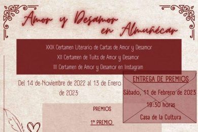 XXIX Certamen de Cartas de Amor y Desamor 2023 de Almuñécar