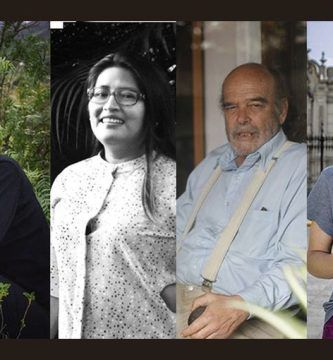 Karina Pacheco, Dina Ananco, Luis Jochamowitz y Rafaella León